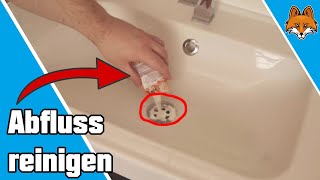 Abfluss reinigen Trick mit Backpulver und Essig 🚿 [upl. by Marlane]