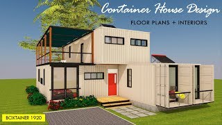 Luxury Shipping Container House Design 5 Bedroom Floor Plan [upl. by Pippas154]