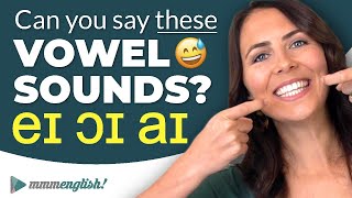 Pronunciation Practice 👄 Difficult Vowel Sounds DIPHTHONGS [upl. by Yellac]