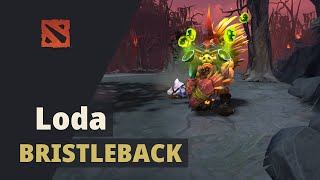 Loda plays Bristleback Dota 2 Full Game [upl. by Derfla390]