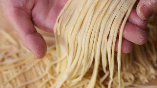 Homemade Noodles StepbyStep Guide [upl. by Haik]