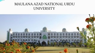 MANUU Tarana Anthem of Maulana Azad National Urdu University Complete Anthem [upl. by Duleba746]