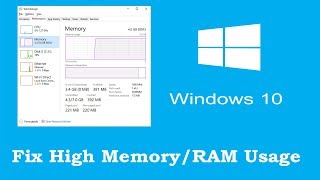 How to Fix High MemoryRAM Usage in Windows 10 [upl. by Tannie]