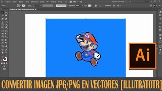 Convertir Imagen JPGPNG a vectores  ILLUSTRATOR [upl. by Nawaj]