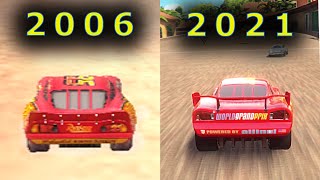 Lightning McQueen CARS Evolution in Games [upl. by Crelin]