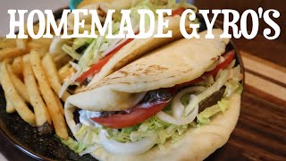 Delicious Homemade Gyros [upl. by Ycrem]