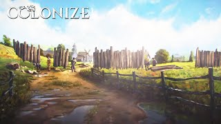 Colonize  Hardcore Settlement City Builder Surviving 17th Century New World Colonization FIRST LOOK [upl. by Lonergan]