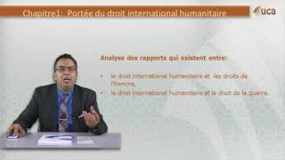 Droit international humanitaire chapitre 1er [upl. by Caves]