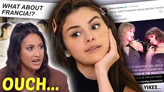 SELENA GOMEZ DONE WITH FRANCIA RAISA… [upl. by Eked478]