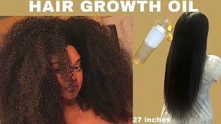 Hair Growth Oils That Helped My Hair Grow 27 Inches  DIY [upl. by Jamima472]