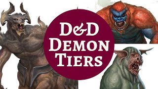 DampD MONSTER RANKINGS  DEMONS pt 1 [upl. by Otineb]