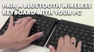 How to connect a Bluetooth Keyboard to PC [upl. by Ahseiym]