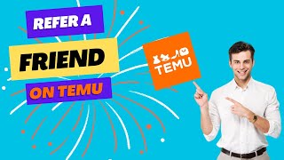 How to Refer a Friend on Temu EASY [upl. by Artus]