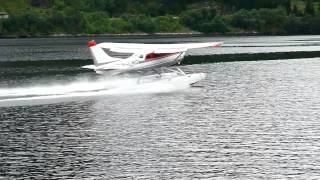 cessna 206 takeoff [upl. by Borchers987]