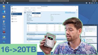 Expand Drive Pool on Synology NAS By Adding Additional Drive  4K TUTORIAL [upl. by Cadell]