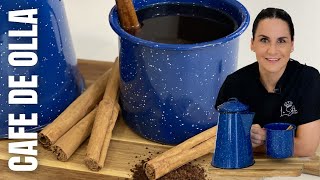 CAFE de OLLA receta TRADICIONAL MEXICANA [upl. by Nnaoj]