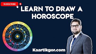 How to Draw a Horoscope  Chart Basics  Kaartik Gor [upl. by Merdith90]