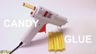 How To Make CANDY GLUE Sticks For Hot Glue Gun  100 Edible [upl. by Aihsena]