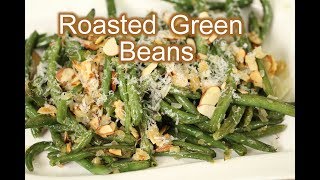 How To Make Roasted Green Beans  Homemade Thanksgiving Recipe  Rockin Robin Cooks [upl. by Anitirhc]