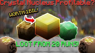 Crystal Nucleus profitable Loot from 20 runs  Hypixel Skyblock [upl. by Hpesoj]