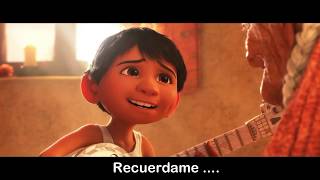 Coco  Recuerdame Letra  latino [upl. by Jeralee402]