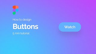 How to design buttons in Figma [upl. by Htnicayh]