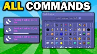 ALL CREATIVE MODE COMMANDS Roblox Bedwars [upl. by Behl]