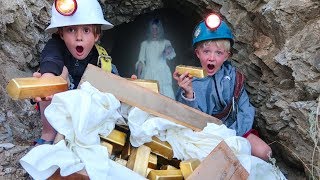 WE FOUND REAL TREASURE IN GHOST HAUNTED GOLD MINE [upl. by Ahsaz]