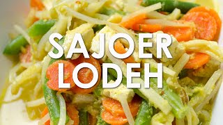 Sajoer Lodeh Recept  heerlijk Indisch gerecht  Indische groente gerechten  De Indische keuken [upl. by Patterman262]