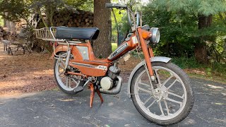 Barn Find 1979 Motobecane Moped  Runs and Rides for the First Time in 20 Years [upl. by Cecilia515]