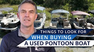 Buying a Used Pontoon Boat [upl. by Eilegna]