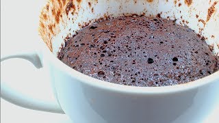 Flourless chocolate cake in a mug [upl. by Buhler]