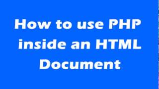 How to run PHP code in HTML file [upl. by Heloise278]