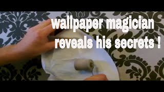 top tip how to roll wallpaper seams [upl. by Yleek]