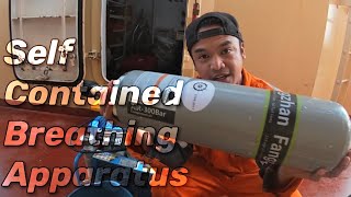 How to Refill Self Contained Breathing Apparatus SCBA [upl. by Dnalsor192]