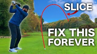 How to STOP slicing the golf ball  REALLY EASY TIPS [upl. by Reade]