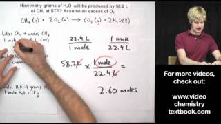 Gas Stoichiometry Equations Part 1 [upl. by Leith]