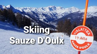 Skiing Sauze DOulx [upl. by Ijuy]