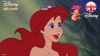 DISNEY SINGALONGS  Under The Sea  Little Mermaid Lyric Video  Official Disney UK [upl. by Hgielsel577]