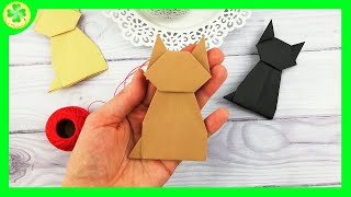 Jak zrobić Kota Origami DIY tutorial [upl. by Anihc250]