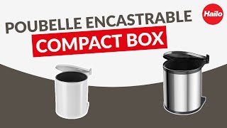 Montage poubelles encastrables Hailo Mono amp CompactBox M [upl. by Sosthena]