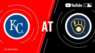 Royals at Brewers 91820  MLB Game of the Week Live on YouTube [upl. by Custer]