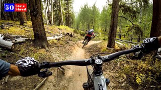 The PERFECT mountain bike trail 🇺🇸 50 STATE SHRED COLORADO [upl. by Asilak]