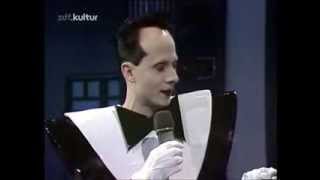 Klaus Nomi interview  Total Eclipse on German TV [upl. by Tniassuot637]