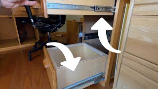 How To Remove A File Cabinet Drawer [upl. by Larianna]