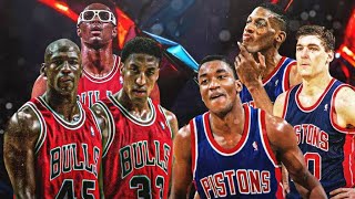 1989 NBA Eastern Conference Finals Detroit Pistons vs Chicago Bulls Full Series Highlights [upl. by Panther]