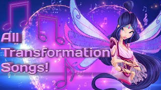 Winx Club  All Transformation Songs 2018 [upl. by Flossy191]