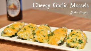 Cheesy Garlic Mussels  John Dengis [upl. by Ashil417]