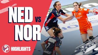 Highlights  Netherlands vs Norway  Main Round  Womens EHF EURO 2020 [upl. by Hallock]