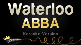 ABBA  Waterloo Karaoke Version [upl. by Islean360]